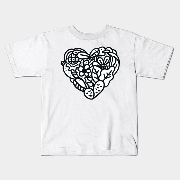 Healthy Heart Kids T-Shirt by edwardecho